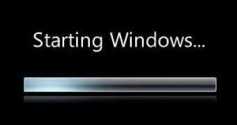 Windows 7 pre-beta build 6801 Starting Windows