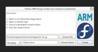 Fedora ARM image creator