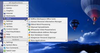 The Fedora 7 desktop