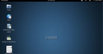 Korora GNOME desktop