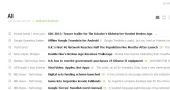 Feedly has a more compact list view, faster view switching, and improved left selector