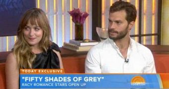 Dakota Johnson and Jamie Dornan appear on The Today Show to introduce first “Fifty Shades of Grey” trailer