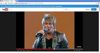 Chrome playing YouTube video in 4MLinux 12.0