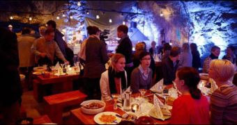 Finland now houses the world's first restaurant located in a limestone mine