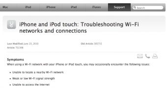 Apple Support Document - screenshot