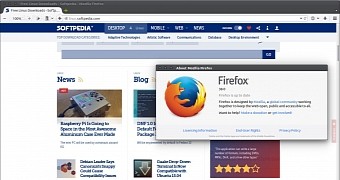 Firefox 38 in action