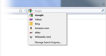 The default search engines in Firefox 4
