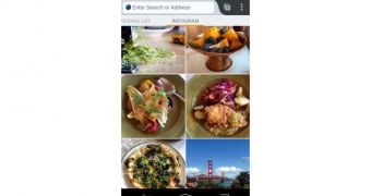 Instagram home page in Firefox Beta for Android