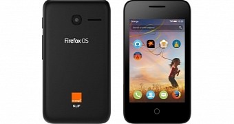 Orange Klif runs Firefox OS