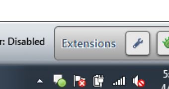 The proposed extensions bar for Firefox and Jetpack
