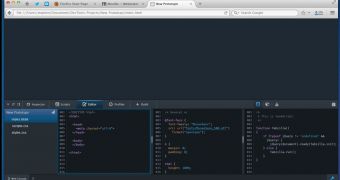 What the built-in code editor in Firefox could look like