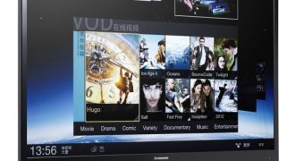 First Android 4.0 Lenovo 3D Smart TV Controlled by Voice