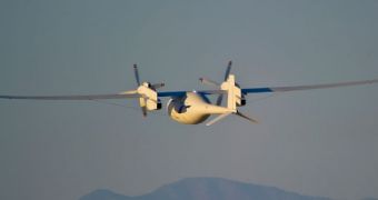 Phantom Eye UAS completed its first autonomous flight on June 1, at the NASA Dryden Flight Research Center