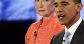 Hilary Clinton and Barack Obama