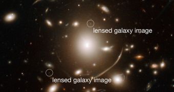 This is a basic illustration of how gravitational lensing works