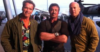 Schwarzenegger, Stallone and Willis are shooting “Expendables 2” in Bulgaria