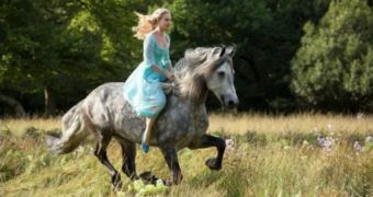 Lily James is Cinderella in Disney’s upcoming live-action film, directed by Kenneth Branagh