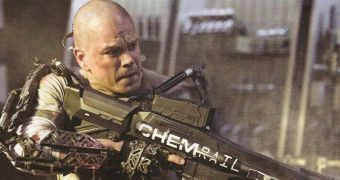 First Look at Matt Damon in “Elysium”