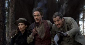 Robert Downey Jr. and Jude Law return as partners in fighting crime in “Sherlock Holmes” sequel