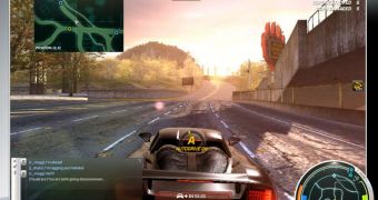 This is the interface for NFS World Online