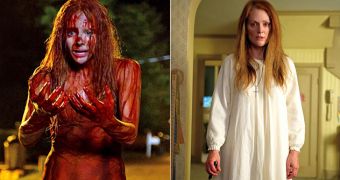 First official photos of Chloe Moretz and Julianne Moore in “Carrie” remake