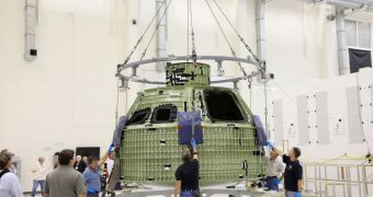 First Orion Spacecraft Arrives in Florida