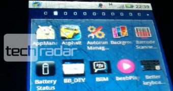 BlackBerry Messenger for Android (screenshot)