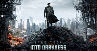 Benedict Cumberbatch’s mysterious villain in first teaser poster for “Star Trek Into Darkness”