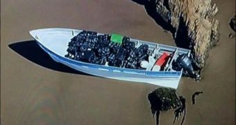 Panga boat loaded with around a ton of marijuana washed ashore in California