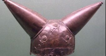 Celtic horned helmet