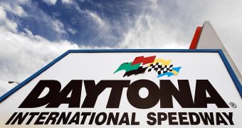 A five-car crash took place during Nascar practice at Daytona International Speedway