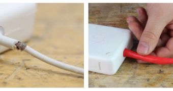 Before and after using Sugru