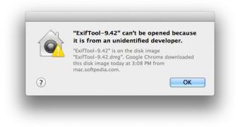 OS X error