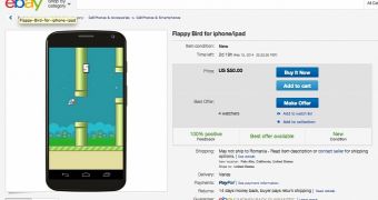 Flappy Bird game is being sold on eBay