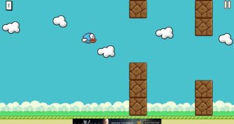 This is what Flappy Bird HD looks like on Windows 8.1