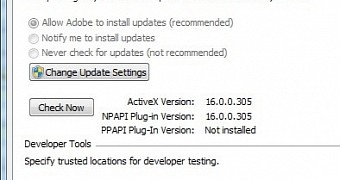New Flash Player version is already delivered through auto-update mechanism