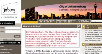 Critical vulnerabiliy found on City of Johannesburg website