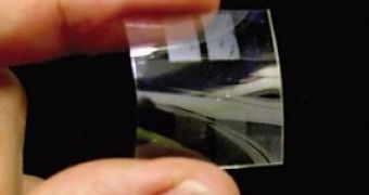 Polymer-based see-through battery