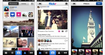 Flickr iOS screenshots