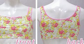 Japanese designer creates floral-print male bra