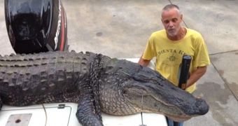 Ben Williams caught a giant gator in Florida