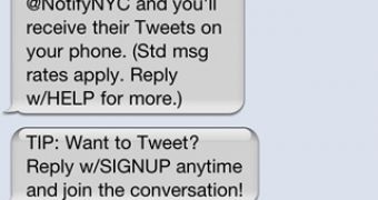 Follow Any User via SMS Without a Twitter Account