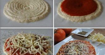 Foodini 3D printed pizza