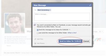 $100 for a Facebook message