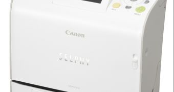 The Canon SELPHY ES2 compact photo printer