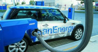 Image of a hydrogen powered vehicle