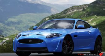 The Jaguar XKR-S is among the new DLC cars