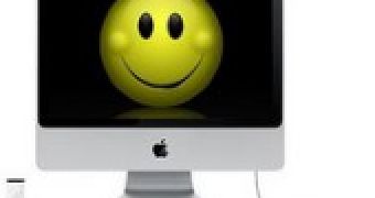 A smiling iMac