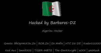 Chinese government sites defaced by Barbaros-DZ