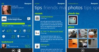 Foursquare for Windows Phone